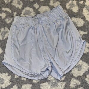 Nike Blue Athletic Shorts Elastic Waistband Lightweight